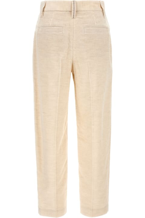 Brunello Cucinelli Pants & Shorts for Women Brunello Cucinelli Corduroy Trousers