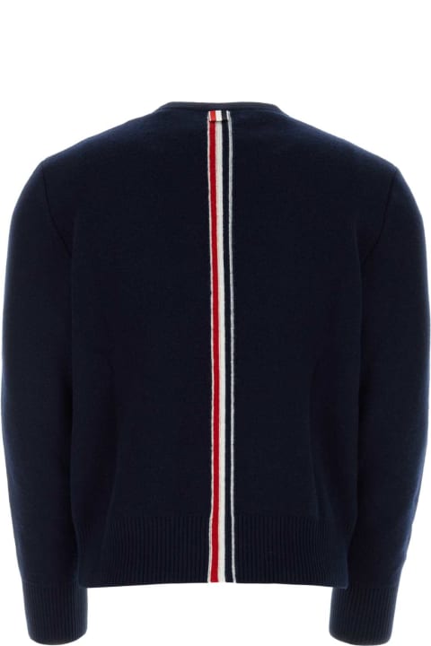 Homeware Thom Browne Midnight Blue Wool Sweater