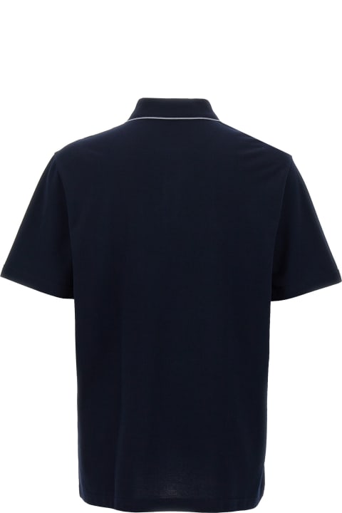 Brioni ملابس علوية لـ القسم الرجالي Brioni Logo Embroidery Polo Shirt