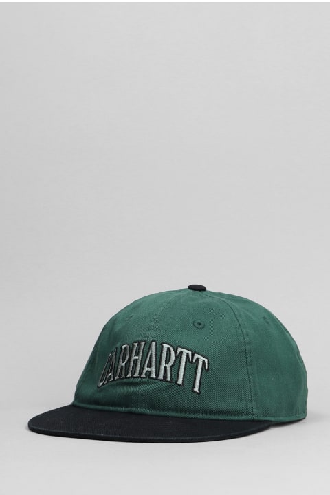 Accessories for Men Carhartt Hats In Green Cotton