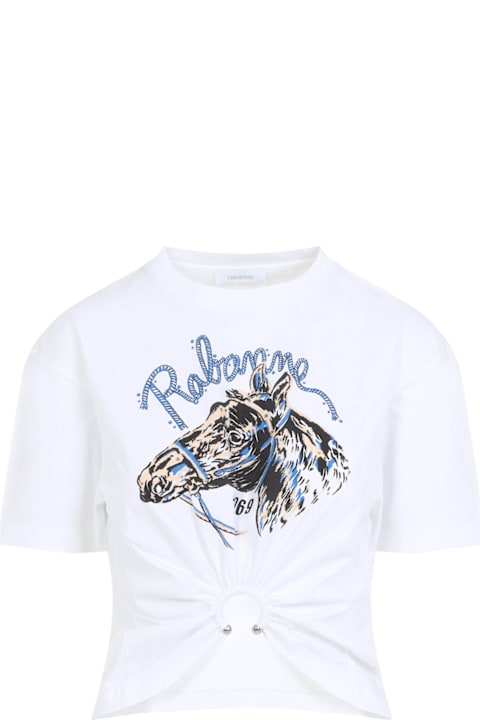 Paco Rabanne الملابس لـ السيدات Paco Rabanne Cotton T-shirt