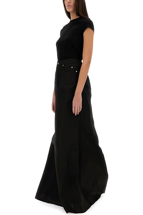 Rick Owens Skirts for Women Rick Owens Long Skirt