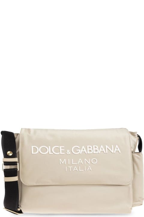 ボーイズ Dolce & Gabbanaのアクセサリー＆ギフト Dolce & Gabbana Logo-lettering Padded Changing Bag