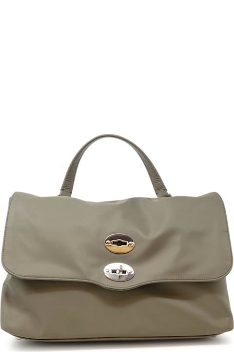 Zanellato for Women Zanellato Zanellato 068010-2000000-z0432 Green San Marco Postina Rimboccata Tokyo S Leather/fabric Handbag