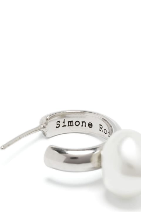 Earrings for Women Simone Rocha Mini Heart Hoop Earring