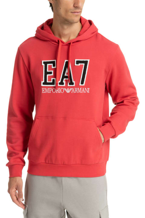 EA7 Fleeces & Tracksuits for Men EA7 Cotton Hoodie