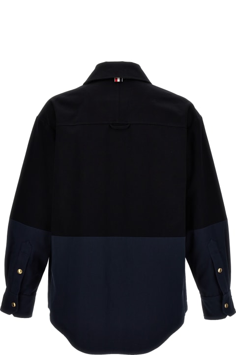 メンズ Thom Browneのコート＆ジャケット Thom Browne 'combo Snap' Overshirt