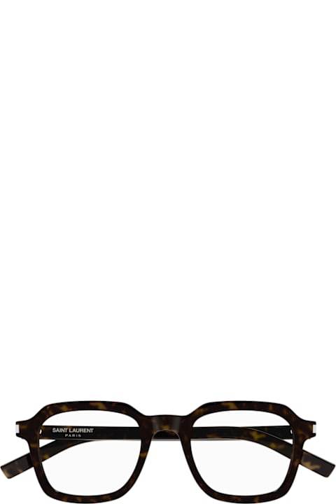 Eyewear for Women Saint Laurent Eyewear Saint Laurent Sl 715 Slim Opt Linea Corner Angle 002 Havana Glasses