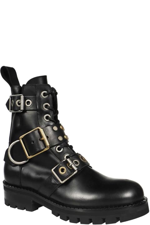 メンズ ブーツ Vivienne Westwood Leather Combat Boots