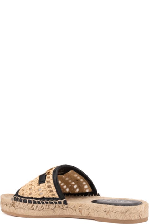 Tod's Sandals for Women Tod's Leather And Fabric Sandal