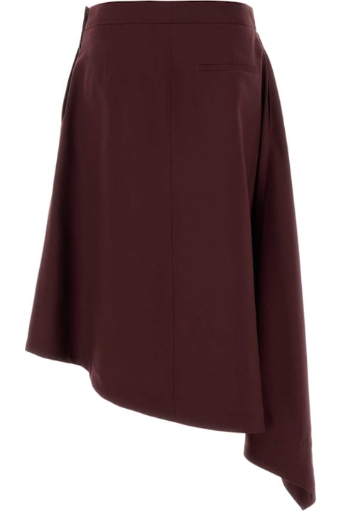 Bottega Veneta لـ Kids Bottega Veneta Grape Wool Skirt