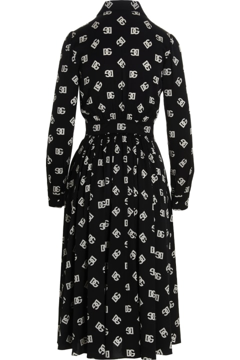 Dolce & Gabbana Clothing for Women Dolce & Gabbana Logo Print Dress