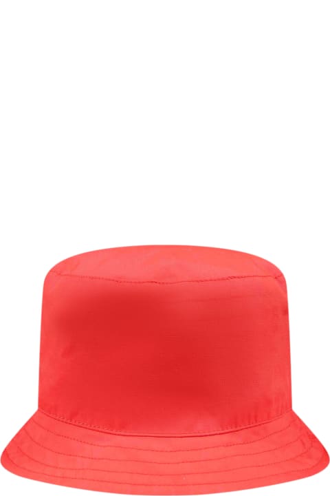 Accessories & Gifts for Baby Boys Moschino Red Cloche For Baby Kids With Teddy Bear