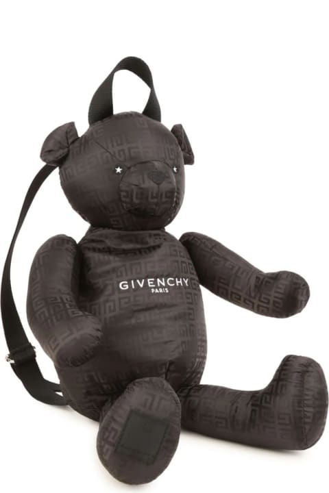 ベビーガールズ Givenchyのアクセサリー＆ギフト Givenchy Black Teddy 4g Backpack