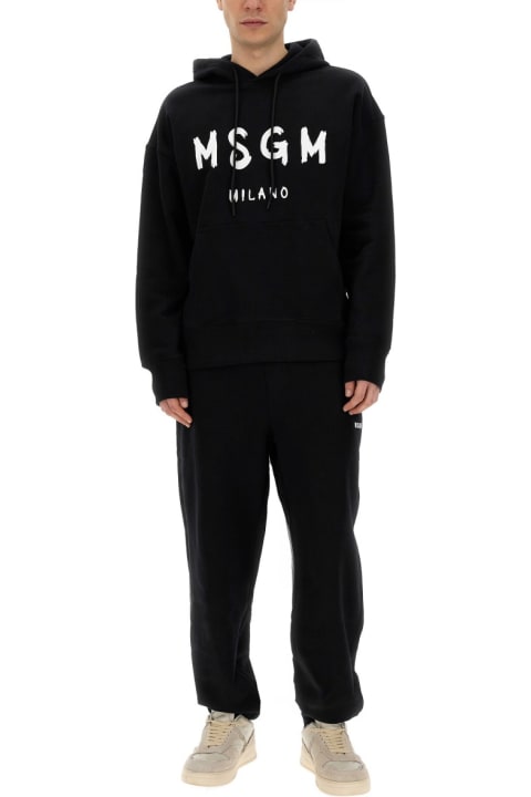 MSGM Fleeces & Tracksuits for Women MSGM Sweatshirt With Brushed Logo
