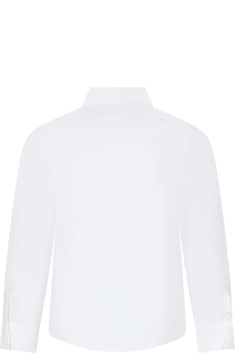 Dsquared2 Shirts for Boys Dsquared2 White Shirt For Boy