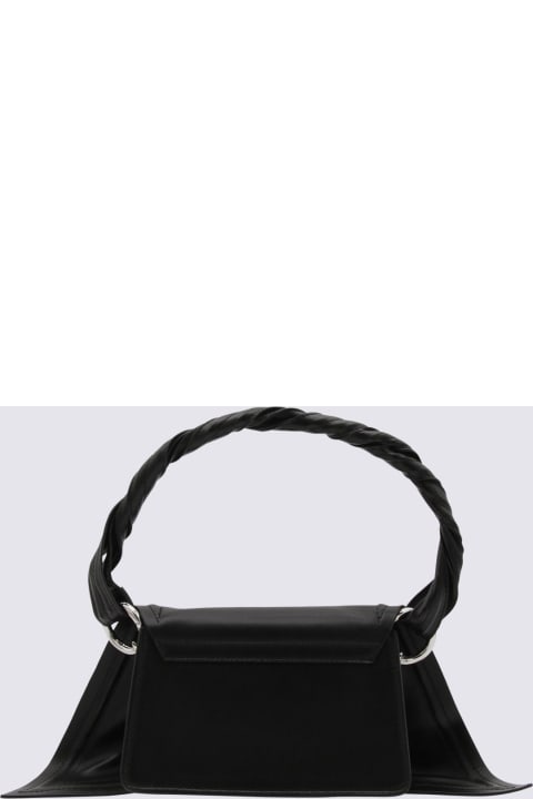 Y/Project Totes for Women Y/Project Black Leather Shoulder Bag