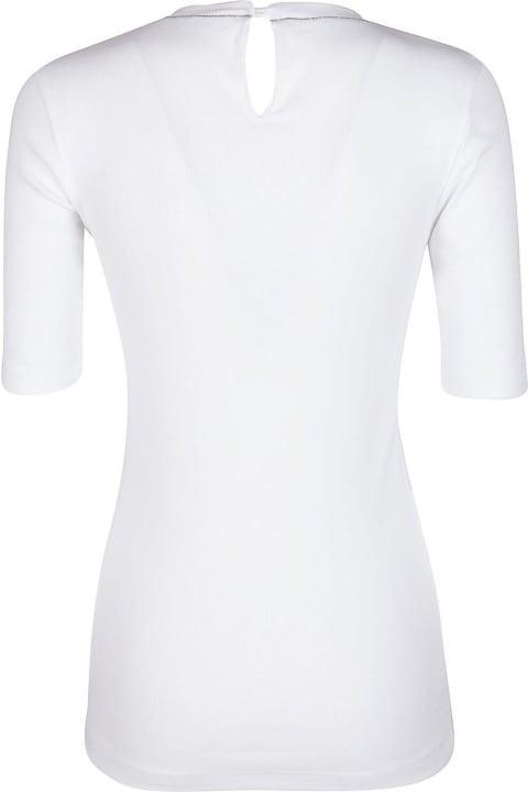 Brunello Cucinelli Clothing for Women Brunello Cucinelli Embellished Short-sleeved T-shirt