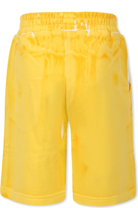 Homeware Little Marc Jacobs Yellow Trousers For Kids With Logo