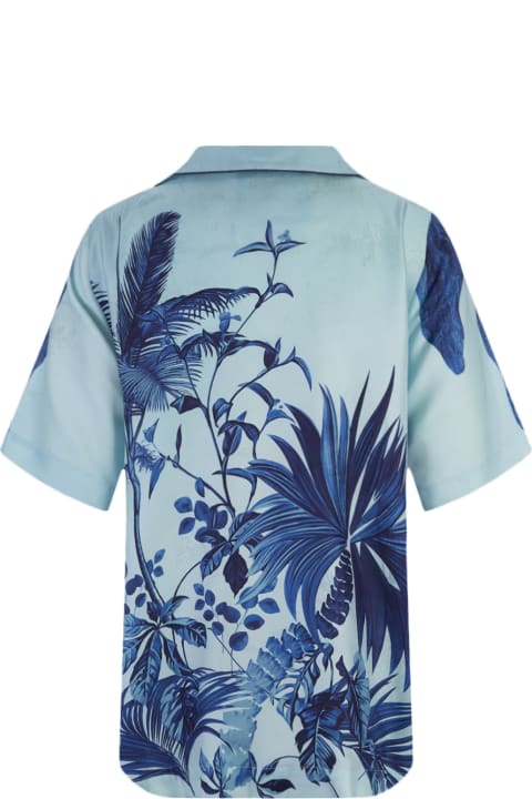 ウィメンズ新着アイテム For Restless Sleepers Flowers Blue Morfeo Shirt