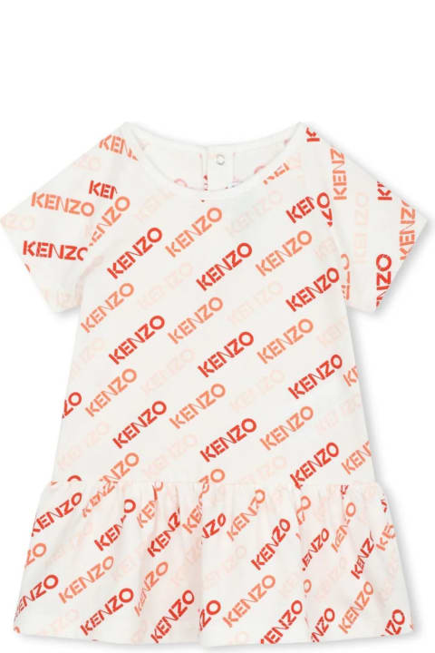 Kenzo Kids Dresses for Baby Girls Kenzo Kids Abito Con Logo