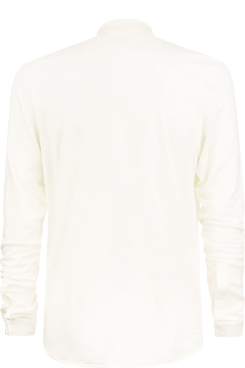 Majestic Filatures Clothing for Men Majestic Filatures Long-sleeved Linen Shirt