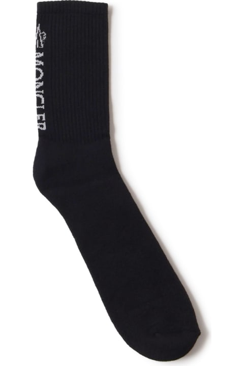 メンズ Monclerのアンダーウェア Moncler Cotton Socks With Logo