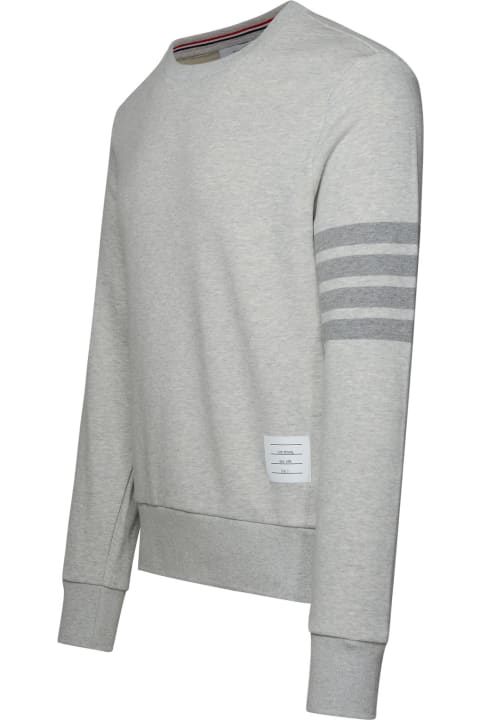 Thom Browne for Men Thom Browne Gray Cotton Sweatshirt