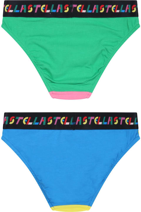 Stella McCartney Kids Underwear for Girls Stella McCartney Kids Multicolor Set For Girl With Logo