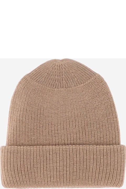 أدوات منزلية Patou Beige Wool Hat
