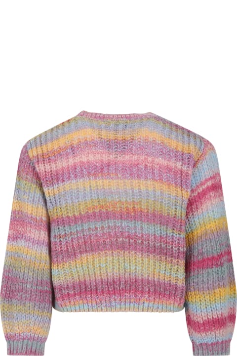 Sweaters & Sweatshirts for Girls Stella McCartney Kids Multicolor Sweater For Girl