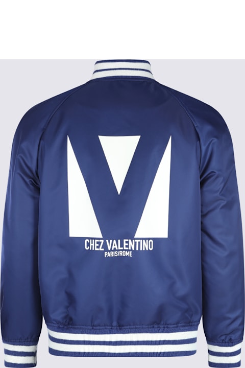 Valentino Clothing for Men Valentino Blue Casual Jacket