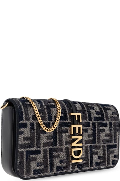 ウィメンズ Fendiのアクセサリー Fendi Fendi Wallet On Chain Fendigraphy