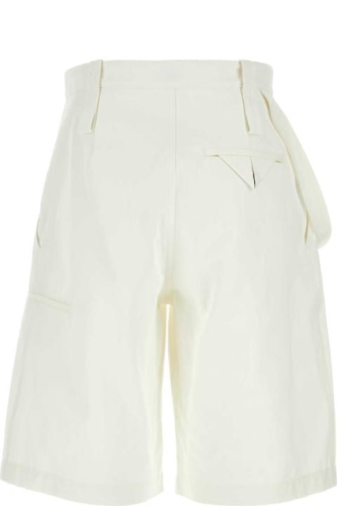 Fashion for Women Bottega Veneta White Cotton Bermuda Shorts
