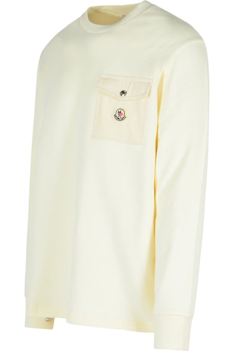 Moncler Men Moncler Beige Cotton Sweatshirt