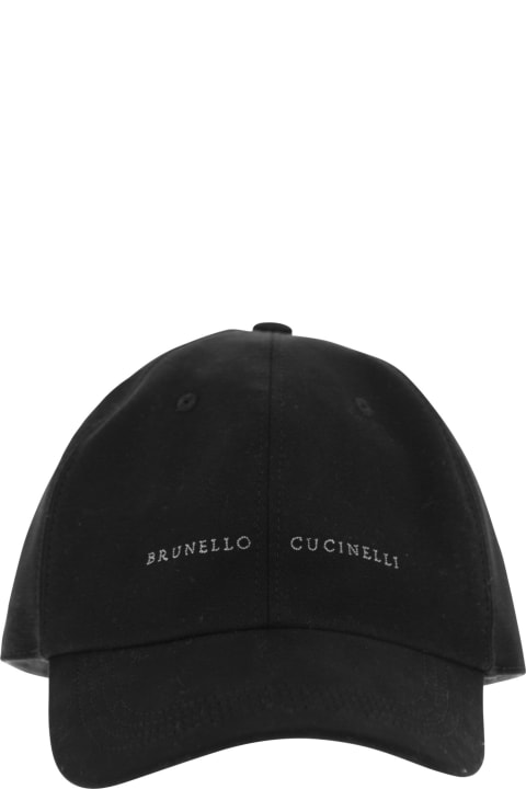 Hats for Men Brunello Cucinelli Cotton Canvas Baseball Cap