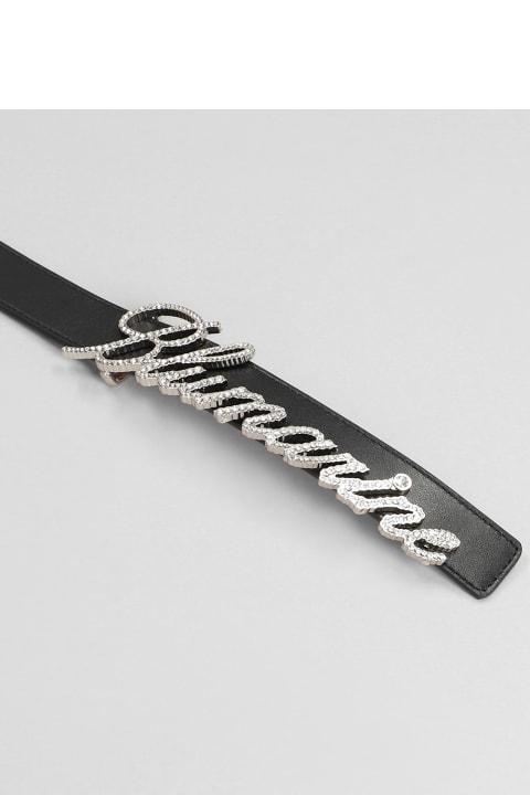Blumarine Belts for Women Blumarine Belts In Black Leather