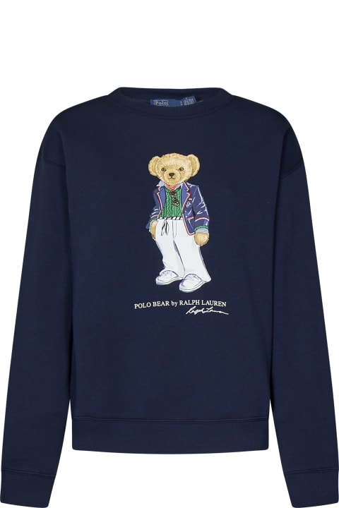ウィメンズ Ralph Laurenのフリース＆ラウンジウェア Ralph Lauren Polo Bear Sweatshirt