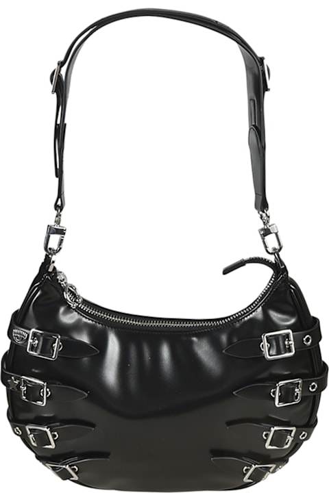 Chiara Ferragni for Women Chiara Ferragni Multi-buckle Strap Shoulder Bag