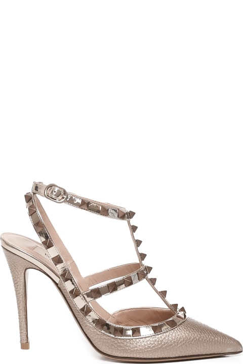 Valentino Garavani Shoes for Women Valentino Garavani Rockstud Décolleté With Straps In Calfskin