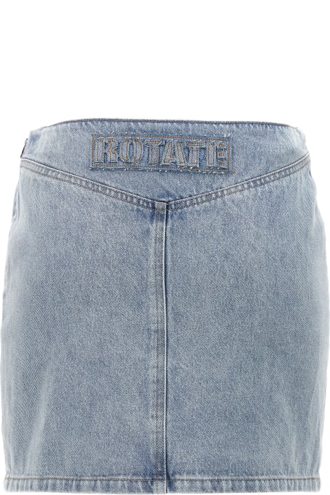 Rotate by Birger Christensen for Women Rotate by Birger Christensen Mini Denim Skirt