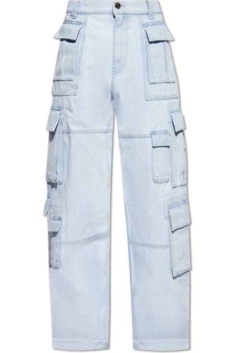 Fashion for Men Versace Mid-rise Wide-leg Cargo Jeans