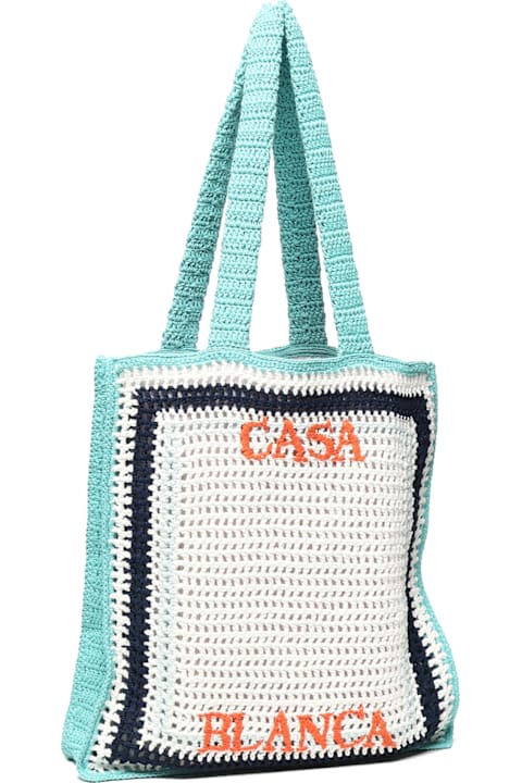 Casablanca for Men Casablanca Atlantis Crochet Tote Bag