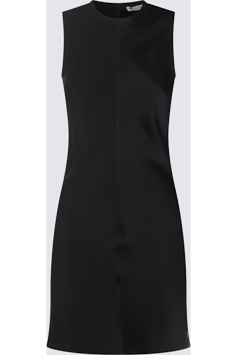 Ami Alexandre Mattiussi لـ Women Ami Alexandre Mattiussi Black Silk Mini Dress