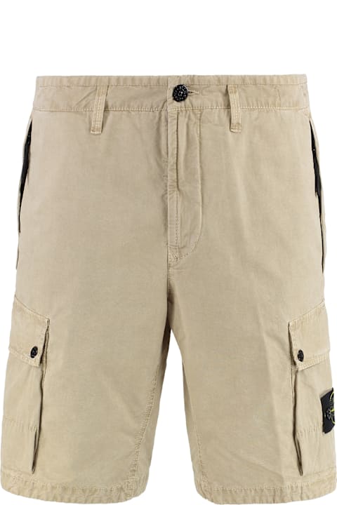 Clothing for Men Stone Island Cotton Bermuda Shorts