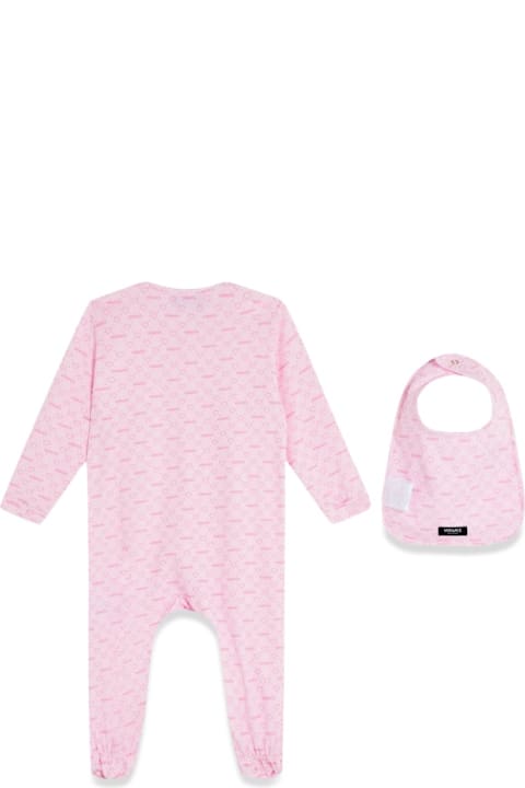 Sale for Baby Boys Versace Gift Set 2 Pieces Versace Morning All Hearts Jersey + Jersey + Versace Morning Print