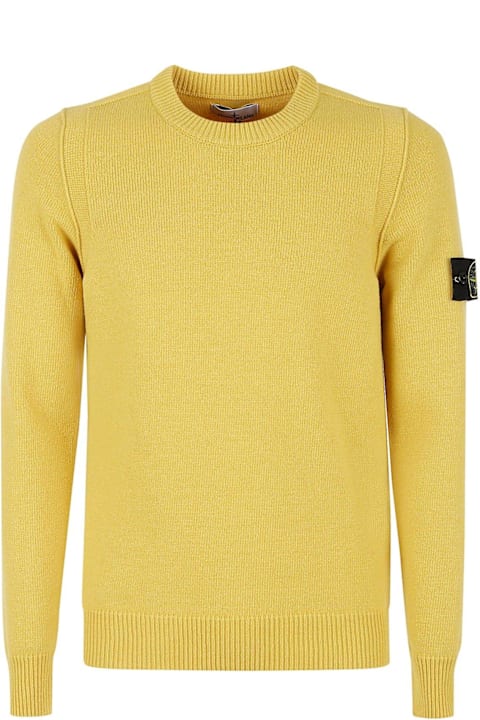 Stone Island for Men Stone Island Logo Patch Crewneck Jumper