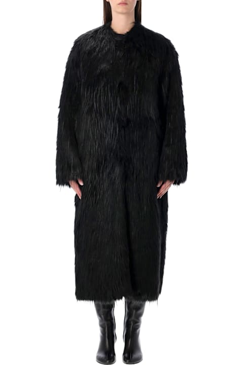 Homeware STAND STUDIO Stand Studio Carolina Long Faux Fur Coat