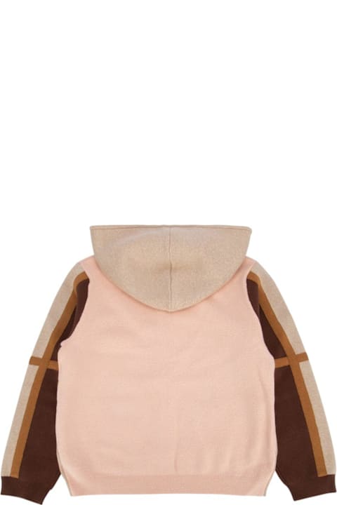 Topwear for Girls Chloé Colour-block Zipped Cardigan