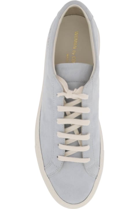 Common Projects Shoes for Women Common Projects 'contrast Achilles' Baby Blue Suede Sneakers